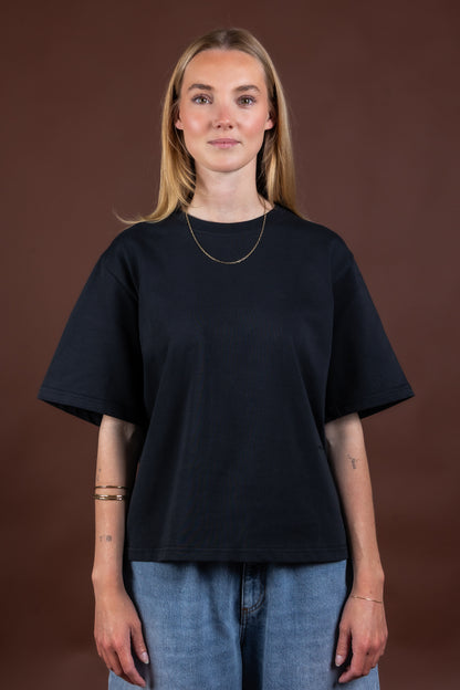 BASE 01 - OVERSIZED T-SHIRT VINTAGE BLACK