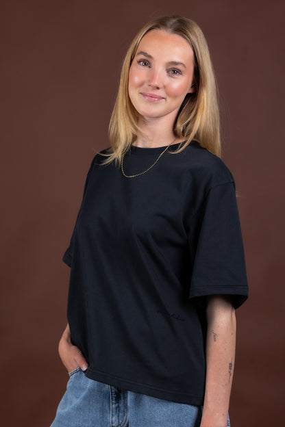 BASE 01 - OVERSIZED T-SHIRT VINTAGE BLACK
