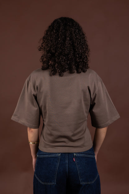 BASE 02 - FITTED T-SHIRT MOCHA