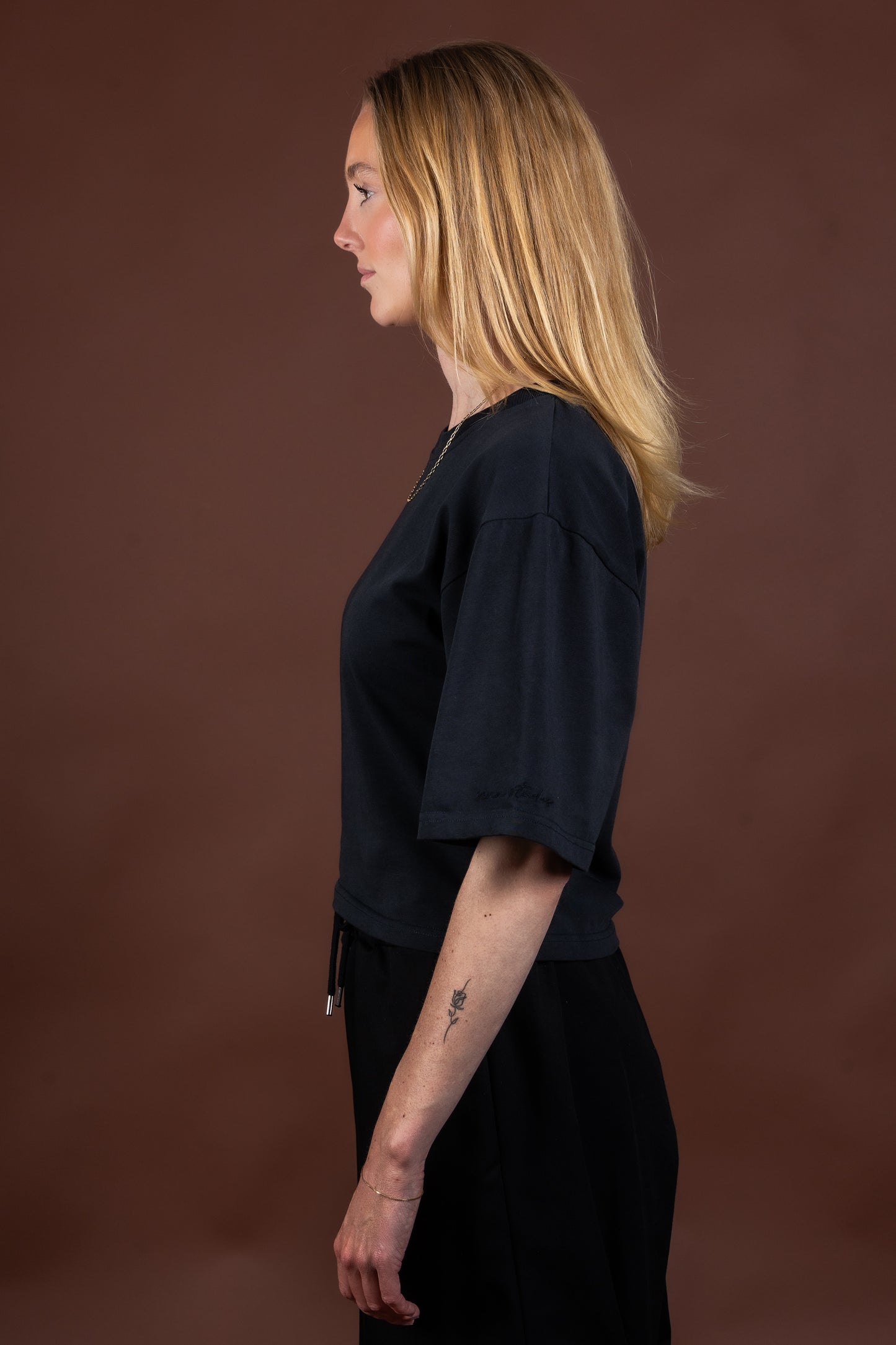 BASE 02 - FITTED T-SHIRT VINTAGE BLACK