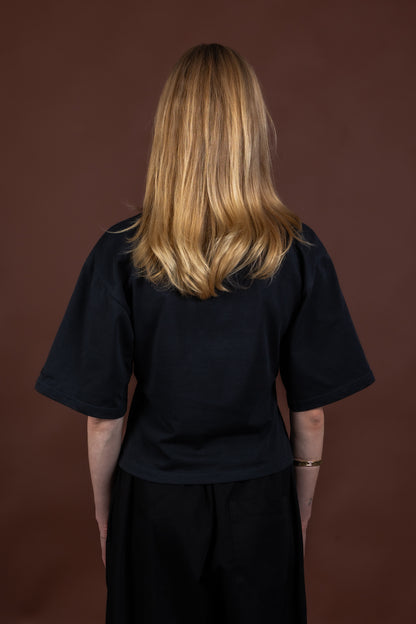 BASE 02 - FITTED T-SHIRT VINTAGE BLACK