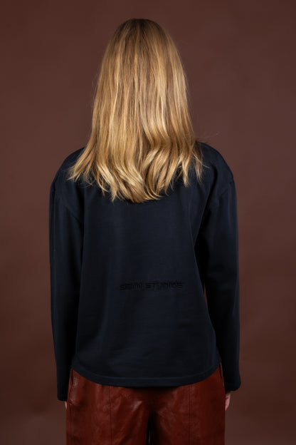 BASE 03 - LONGSLEEVE VINTAGE BLACK