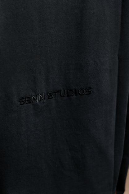 BASE 03 - LONGSLEEVE VINTAGE BLACK