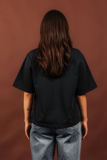 BASE 01 - OVERSIZED T-SHIRT VINTAGE BLACK